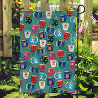 Christmas Teapot Group Garden Flag Xmas Holiday Patterns - Wonder Print Shop