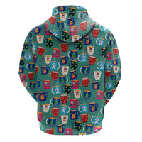 Christmas Teapot Group Hoodie Xmas Holiday Patterns - Wonder Print Shop