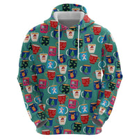 Christmas Teapot Group Hoodie Xmas Holiday Patterns - Wonder Print Shop