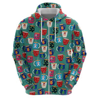 Christmas Teapot Group Hoodie Xmas Holiday Patterns - Wonder Print Shop