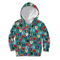 Christmas Teapot Group Kid Hoodie Xmas Holiday Patterns - Wonder Print Shop