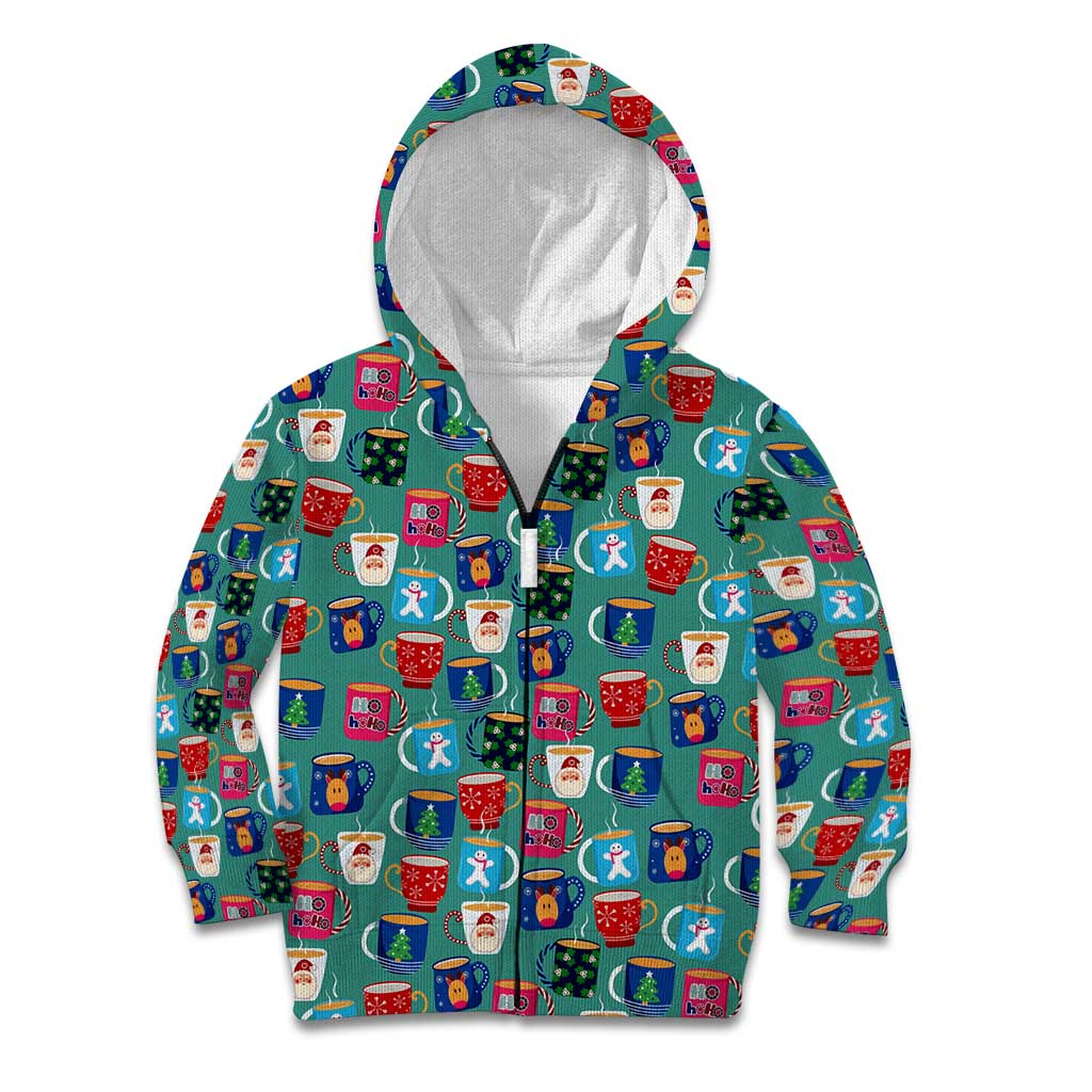 Christmas Teapot Group Kid Hoodie Xmas Holiday Patterns - Wonder Print Shop