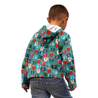 Christmas Teapot Group Kid Hoodie Xmas Holiday Patterns - Wonder Print Shop