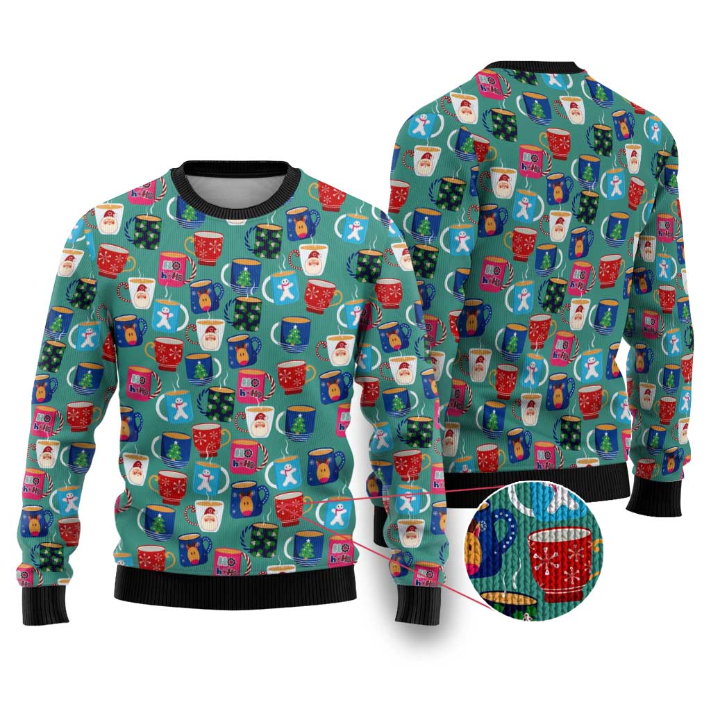 Christmas Teapot Group Ugly Christmas Sweater Xmas Holiday Patterns - Wonder Print Shop