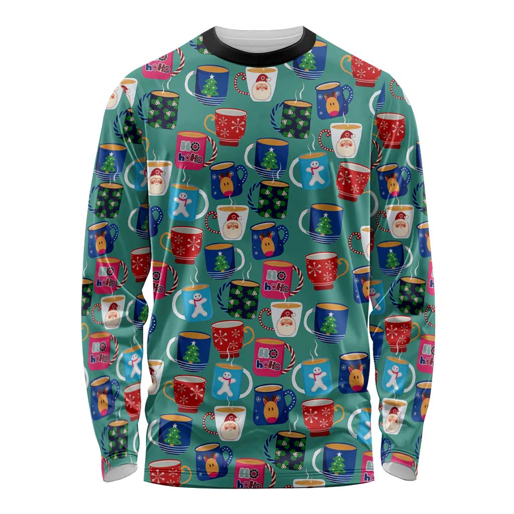 Christmas Teapot Group Long Sleeve Shirt Xmas Holiday Patterns - undefined
