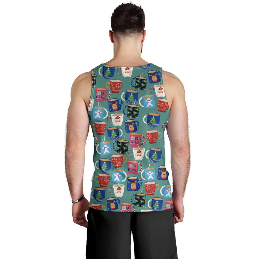 Christmas Teapot Group Men Tank Top Xmas Holiday Patterns - Wonder Print Shop
