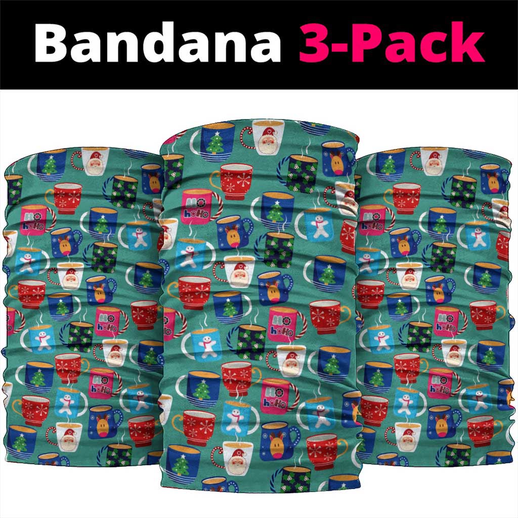 Christmas Teapot Group Neck Gaiter Xmas Holiday Patterns - Wonder Print Shop