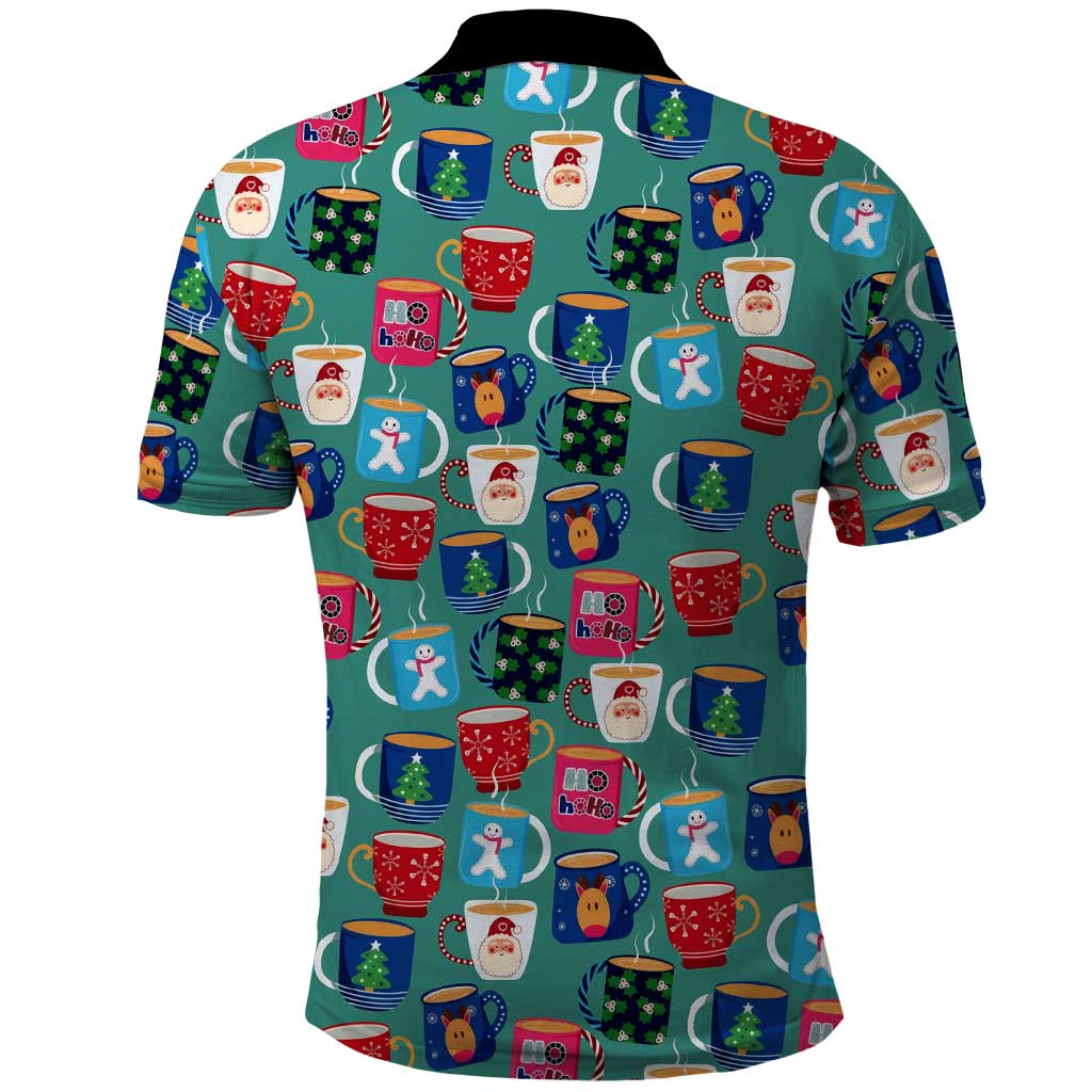 Christmas Teapot Group Polo Shirt Xmas Holiday Patterns - Wonder Print Shop