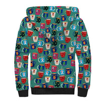 Christmas Teapot Group Sherpa Hoodie Xmas Holiday Patterns - Wonder Print Shop