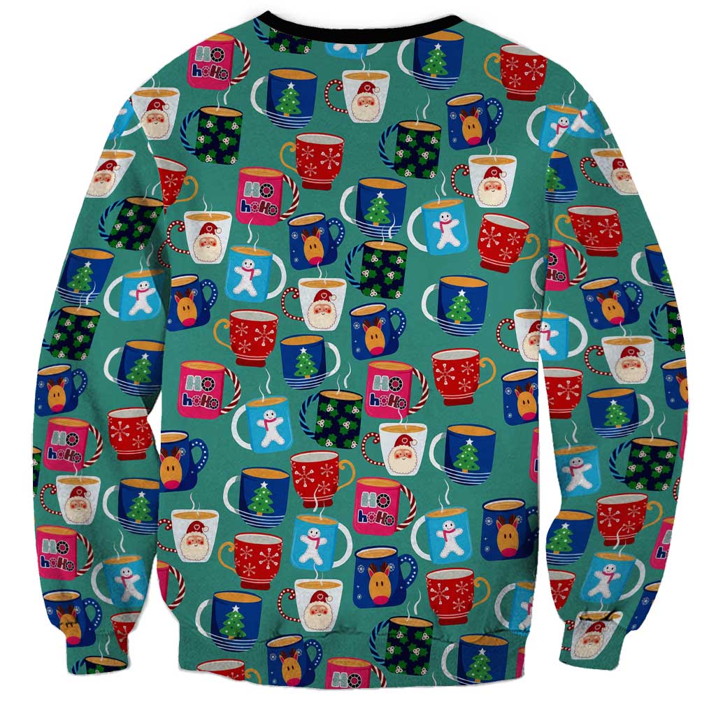 Christmas Teapot Group Sweatshirt Xmas Holiday Patterns - Wonder Print Shop