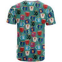 Christmas Teapot Group T Shirt Xmas Holiday Patterns - Wonder Print Shop