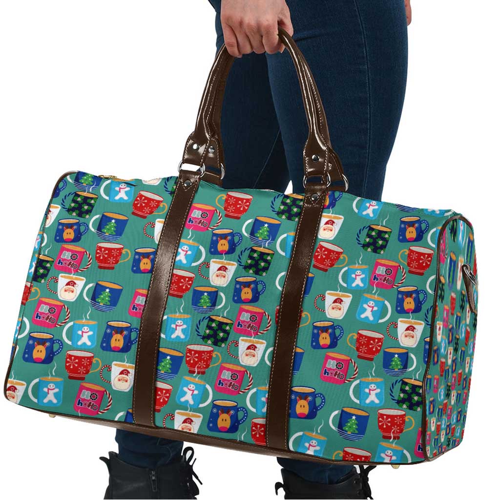 Christmas Teapot Group Travel Bag Xmas Holiday Patterns - Wonder Print Shop