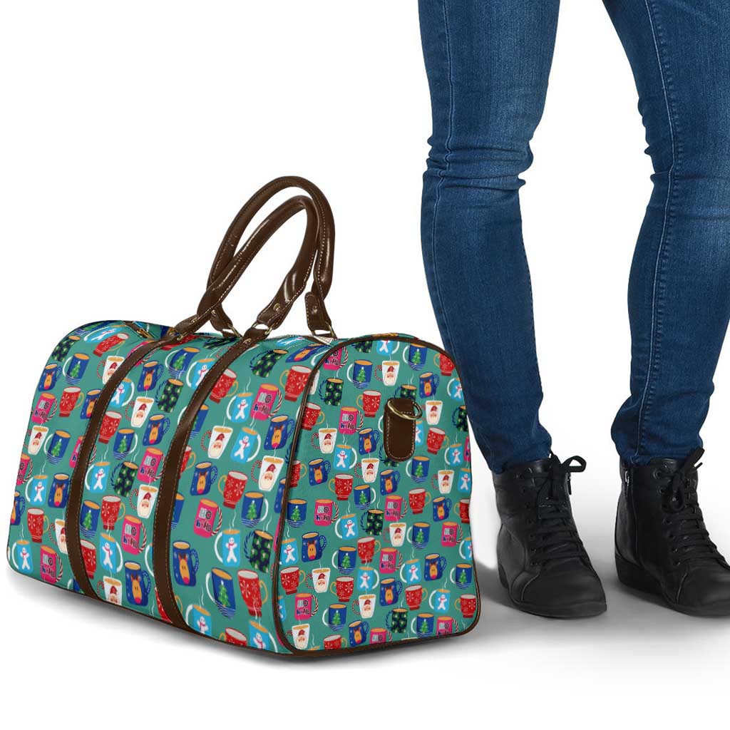 Christmas Teapot Group Travel Bag Xmas Holiday Patterns - Wonder Print Shop