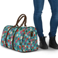 Christmas Teapot Group Travel Bag Xmas Holiday Patterns - Wonder Print Shop