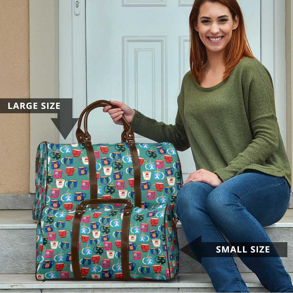 Christmas Teapot Group Travel Bag Xmas Holiday Patterns - Wonder Print Shop