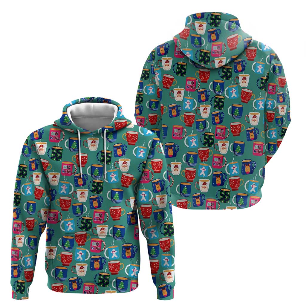 Christmas Teapot Group Zip Hoodie Xmas Holiday Patterns - Wonder Print Shop