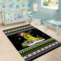 Christmas Tennis Snowman Area Rug Xmas Holiday Patterns - Wonder Print Shop
