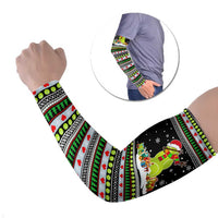 Christmas Tennis Snowman Arm Sleeves Xmas Holiday Patterns - Wonder Print Shop