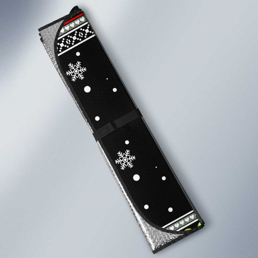 Christmas Tennis Snowman Auto Sun Shade Xmas Holiday Patterns - Wonder Print Shop