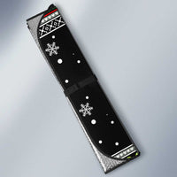 Christmas Tennis Snowman Auto Sun Shade Xmas Holiday Patterns - Wonder Print Shop