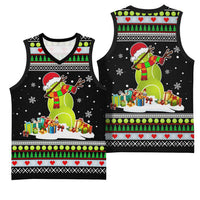 Christmas Tennis Snowman Basketball Jersey Xmas Holiday Patterns - Wonder Print Shop