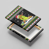 Christmas Tennis Snowman Canvas Wall Art Xmas Holiday Patterns - Wonder Print Shop