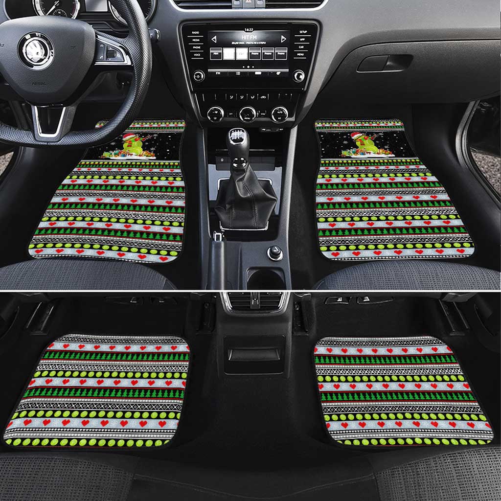 Christmas Tennis Snowman Car Mats Xmas Holiday Patterns - Wonder Print Shop