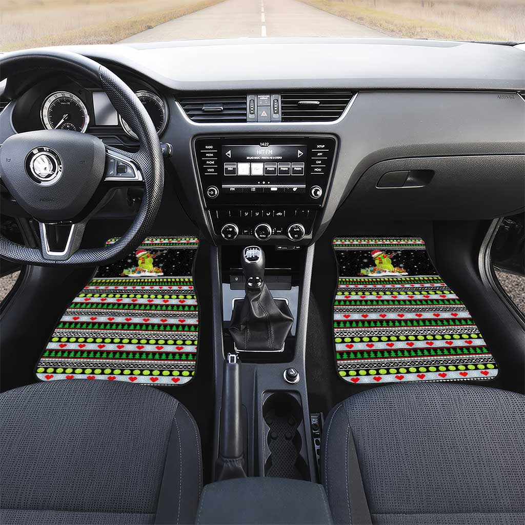 Christmas Tennis Snowman Car Mats Xmas Holiday Patterns - Wonder Print Shop