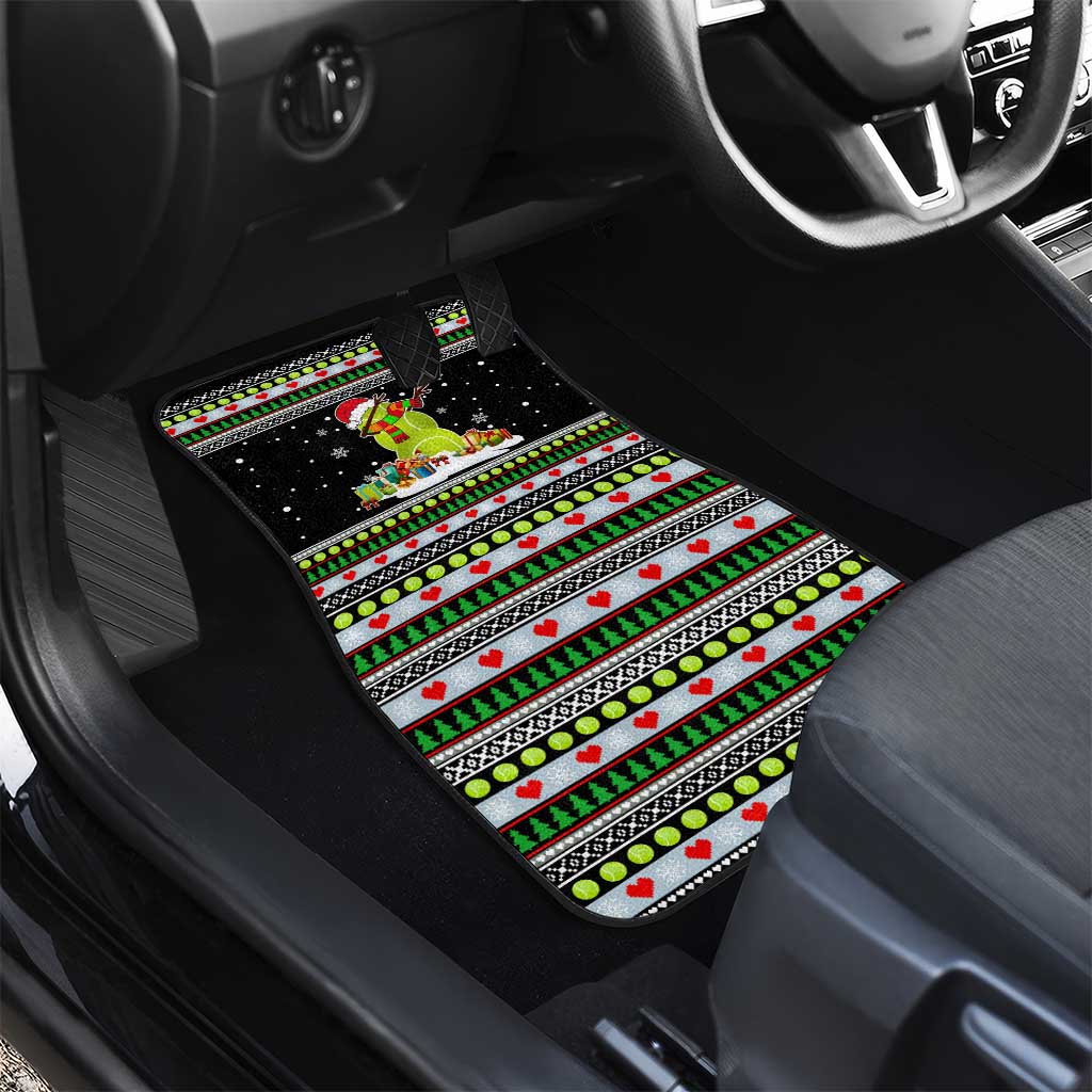 Christmas Tennis Snowman Car Mats Xmas Holiday Patterns - Wonder Print Shop