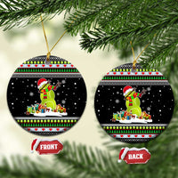 Christmas Tennis Snowman Ceramic Ornament Xmas Holiday Patterns - Wonder Print Shop