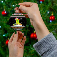 Christmas Tennis Snowman Ceramic Ornament Xmas Holiday Patterns - Wonder Print Shop