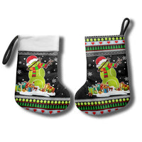 Christmas Tennis Snowman Christmas Stocking Xmas Holiday Patterns - Wonder Print Shop