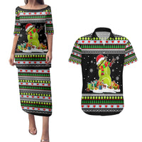 Christmas Tennis Snowman Couples Matching Puletasi and Hawaiian Shirt Xmas Holiday Patterns - Wonder Print Shop
