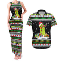 Christmas Tennis Snowman Couples Matching Tank Maxi Dress and Hawaiian Shirt Xmas Holiday Patterns - Wonder Print Shop