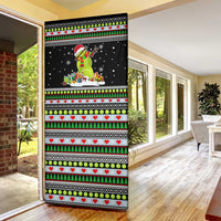 Christmas Tennis Snowman Door Cover Xmas Holiday Patterns - Wonder Print Shop