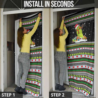 Christmas Tennis Snowman Door Cover Xmas Holiday Patterns - Wonder Print Shop