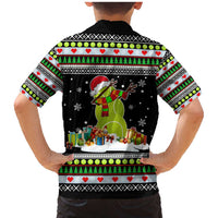 Christmas Tennis Snowman Family Matching Mermaid Dress and Hawaiian Shirt Xmas Holiday Patterns - Wonder Print Shop