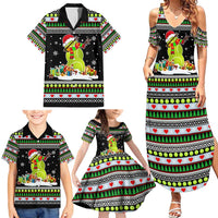 Christmas Tennis Snowman Family Matching Summer Maxi Dress and Hawaiian Shirt Xmas Holiday Patterns - Wonder Print Shop