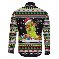 Christmas Tennis Snowman Family Matching Summer Maxi Dress and Hawaiian Shirt Xmas Holiday Patterns - Wonder Print Shop