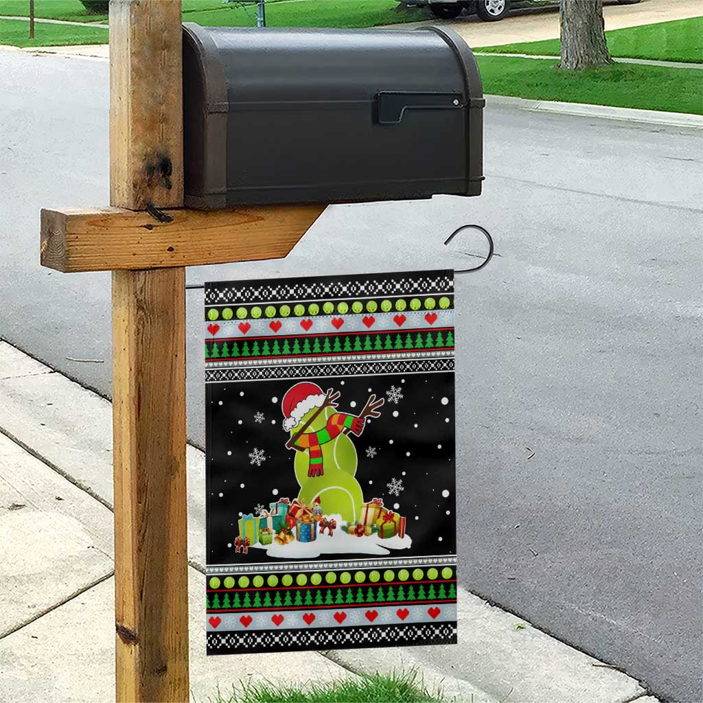 Christmas Tennis Snowman Garden Flag Xmas Holiday Patterns - Wonder Print Shop
