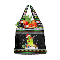 Christmas Tennis Snowman Grocery Bag Xmas Holiday Patterns - Wonder Print Shop