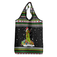 Christmas Tennis Snowman Grocery Bag Xmas Holiday Patterns - Wonder Print Shop