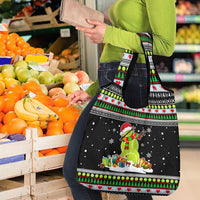 Christmas Tennis Snowman Grocery Bag Xmas Holiday Patterns - Wonder Print Shop