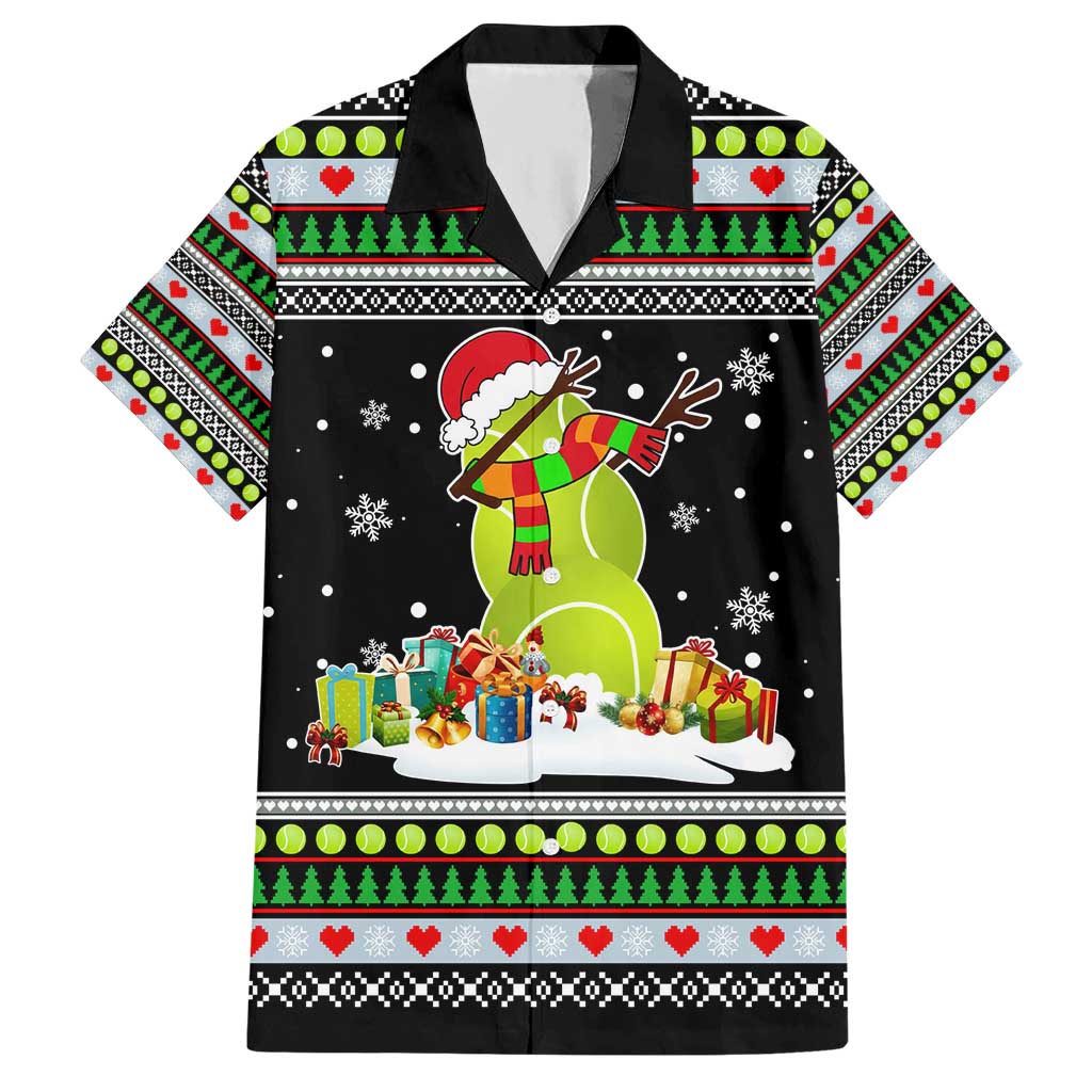Christmas Tennis Snowman Hawaiian Shirt Xmas Holiday Patterns - Wonder Print Shop