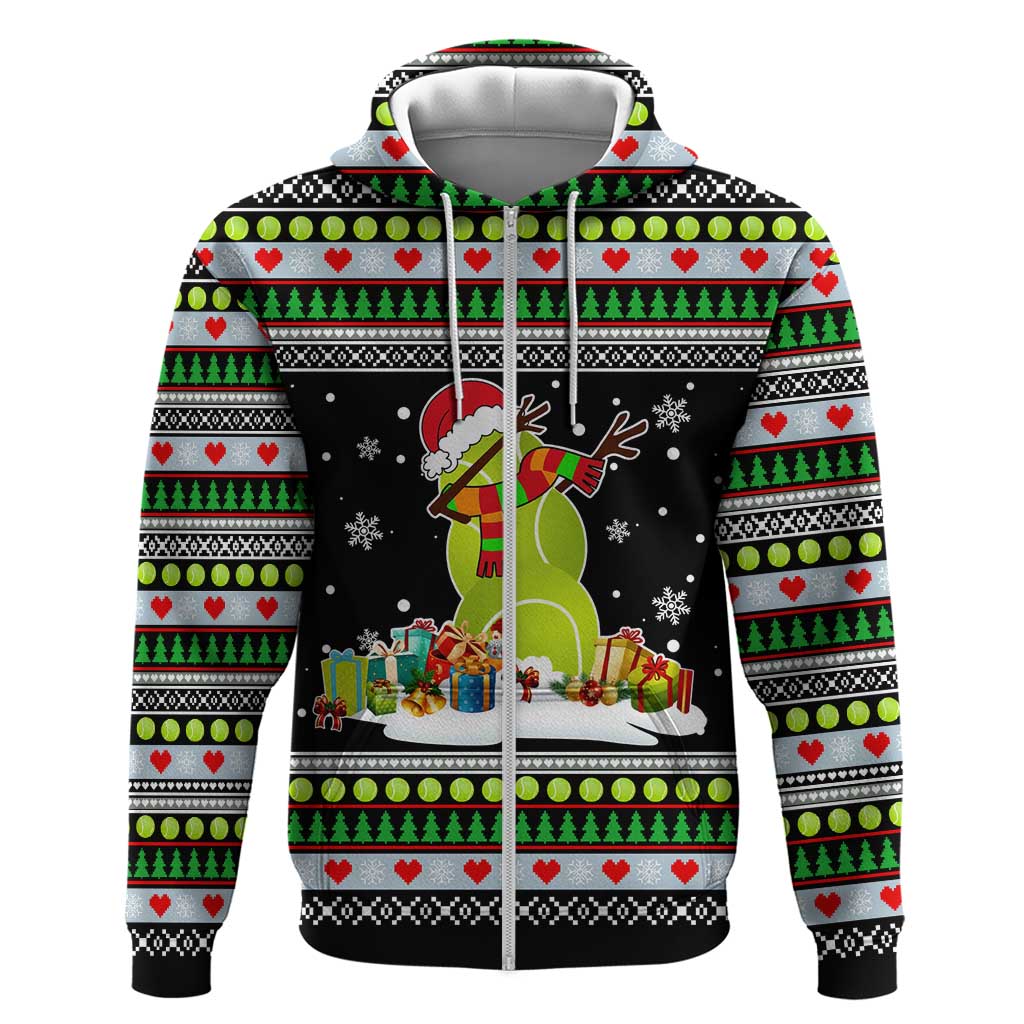 Christmas Tennis Snowman Hoodie Xmas Holiday Patterns - Wonder Print Shop