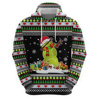 Christmas Tennis Snowman Hoodie Xmas Holiday Patterns - Wonder Print Shop
