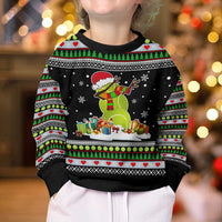 Christmas Tennis Snowman Kid Ugly Christmas Sweater Xmas Holiday Patterns - Wonder Print Shop