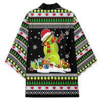 Christmas Tennis Snowman Kimono Xmas Holiday Patterns - Wonder Print Shop