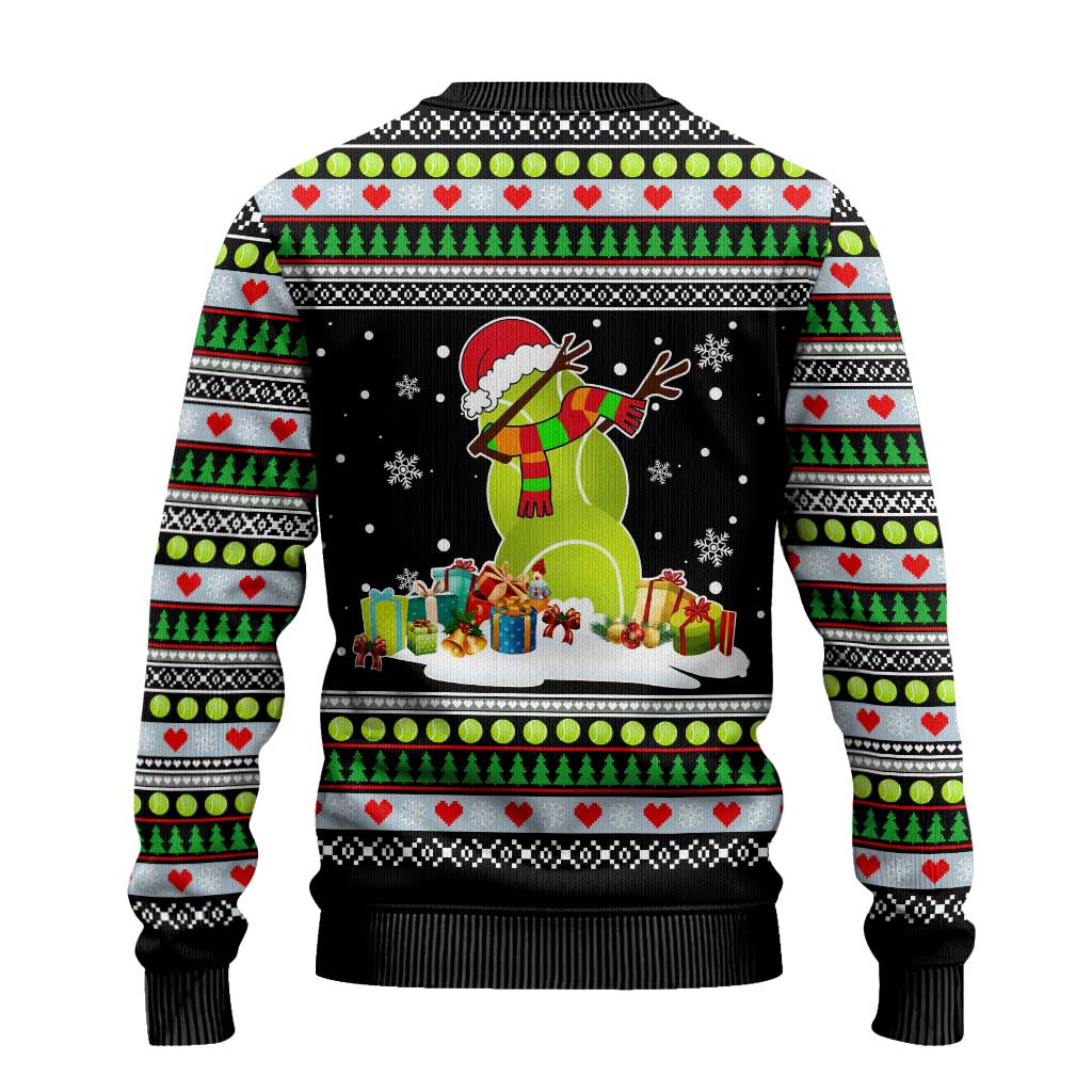 Christmas Tennis Snowman Ugly Christmas Sweater Xmas Holiday Patterns - Wonder Print Shop