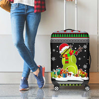 Christmas Tennis Snowman Luggage Cover Xmas Holiday Patterns - Wonder Print Shop